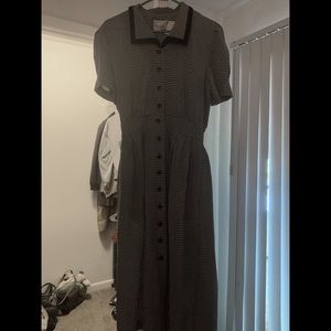 Vintage Gingham Dress Size 14